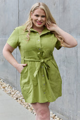 Robe boutonnée pleine grandeur Jady By Jane Stick With Me